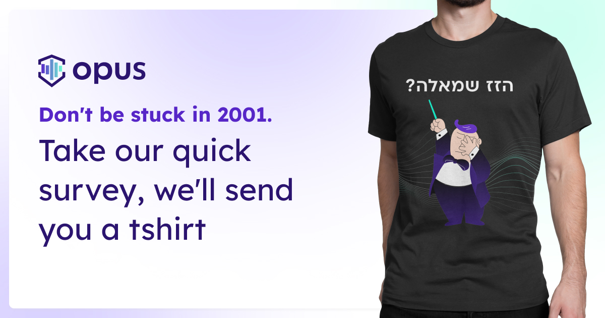 Don't be stuck in 2001